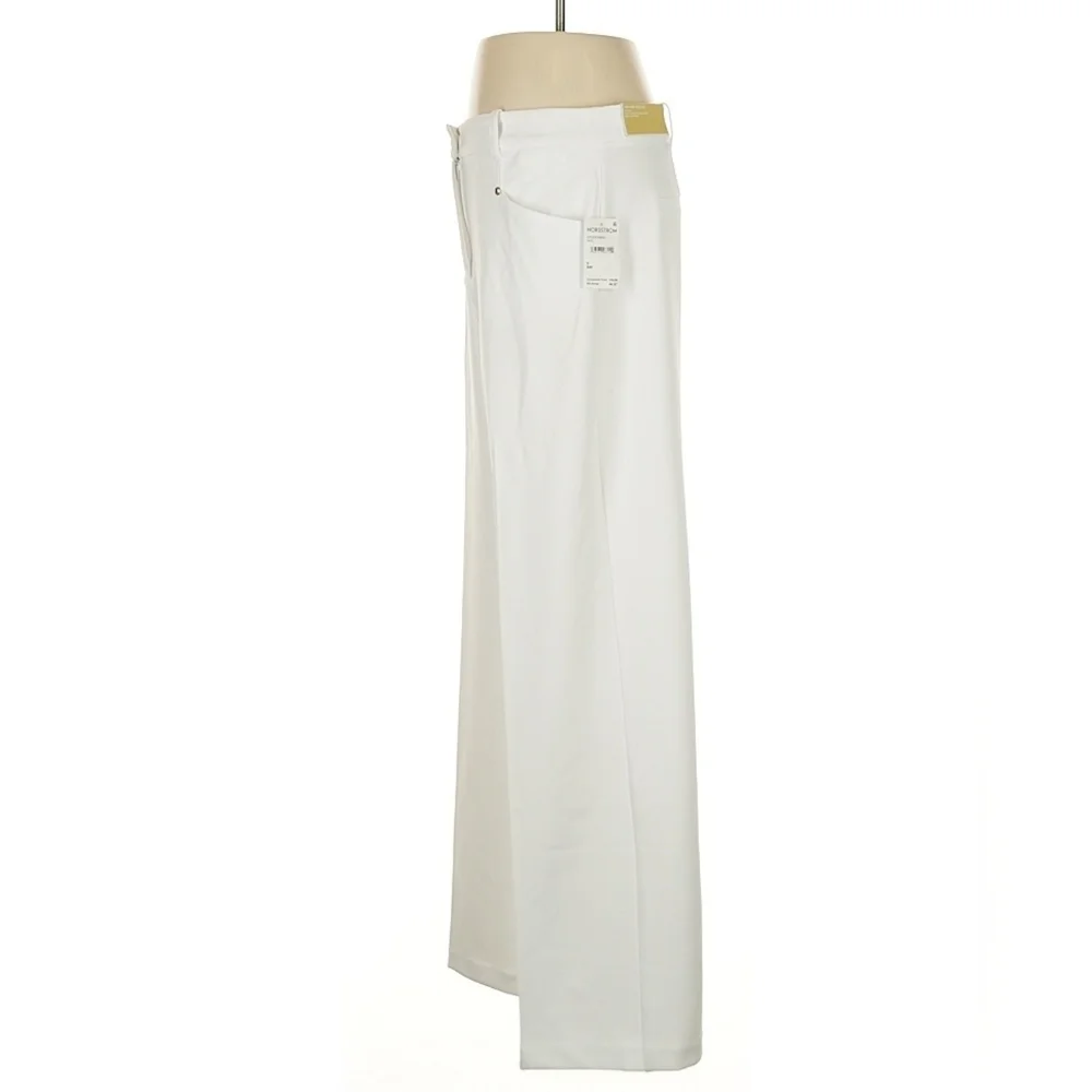 Michael Michael Kors Ivory High-Rise Straight Leg Pants – Size 8 – NWT